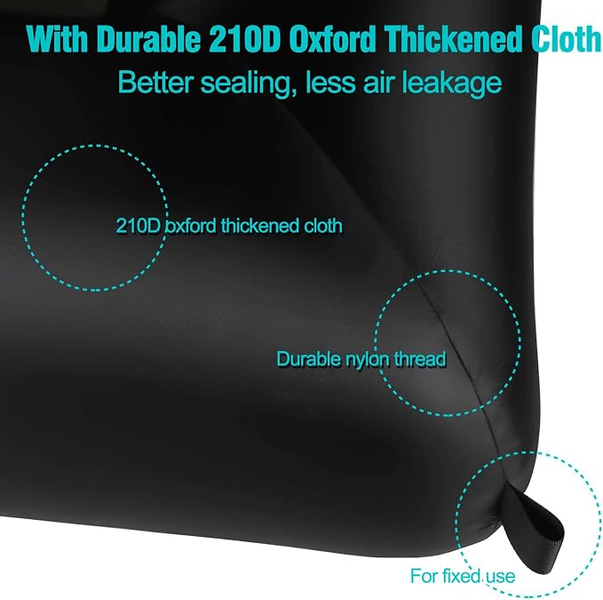 GYUEM 22 feet Projector Screen - Inflatable Outdoor and Indoor Theater Movie Screens - Includes Rope, Blower,Tent Stakes - Great for Outdoor Party Backyard Pool Fun