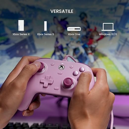 GameSir G7 SE Wired Controller for Xbox Series X|S, Xbox One & Windows 10/11, Plug and Play Gaming Gamepad with Hall Effect Joysticks/Hall Trigger, 3.5mm Audio Jack (Purple)