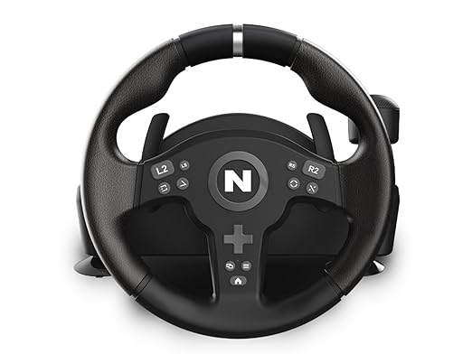 Nitho Drive Pro V200 PC Gaming Racing Wheel with Pedals and Shifter, Steering Wheel Compatible with PC, PS4, Switch 2/Switch, Xbox Series X|S and Xbox One, 270° Car Driving Simulator with Vibration