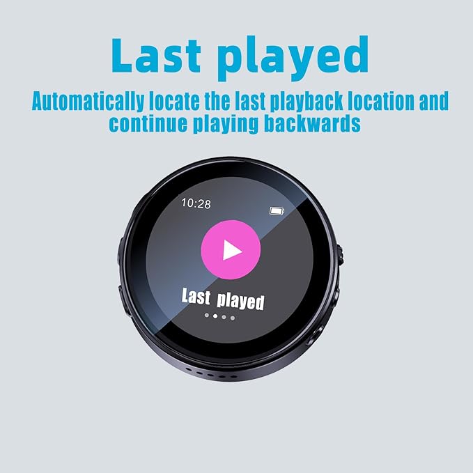 128GB Voice-Activated Recorder | AI Noise Reduction, Playback