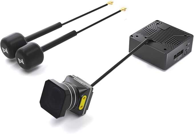CADDXFPV Walksnail Moonlight Kit – Air Unit Pro for FPV Drone with Starlight Sensor, Digital Transmission System,Dual Antennas, 22ms Low Latency, 4km Max Range,160° FOV,4K/60fps Video Recording