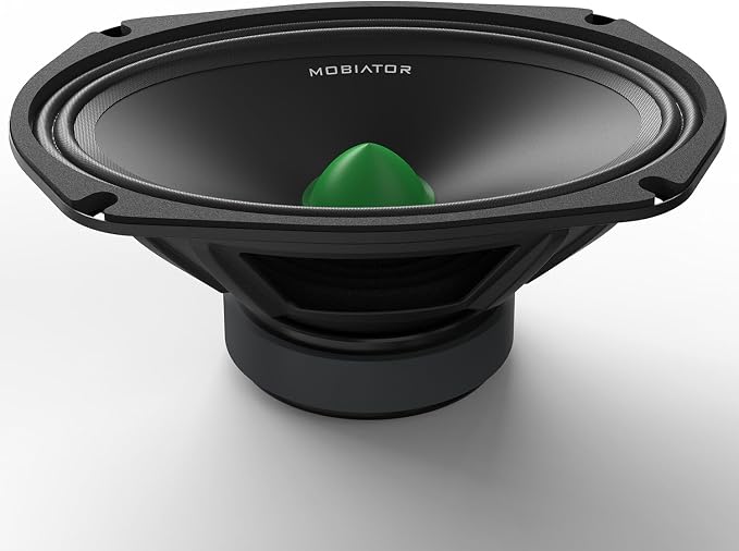 Audio Midrange Loudspeakers MB-M694 6×9 1000W Max, 4 Ohms High Efficiency Car Audio Door Speakers for Car or Truck Stereo Sound System-Black (2 Speakers) (MB-M694)