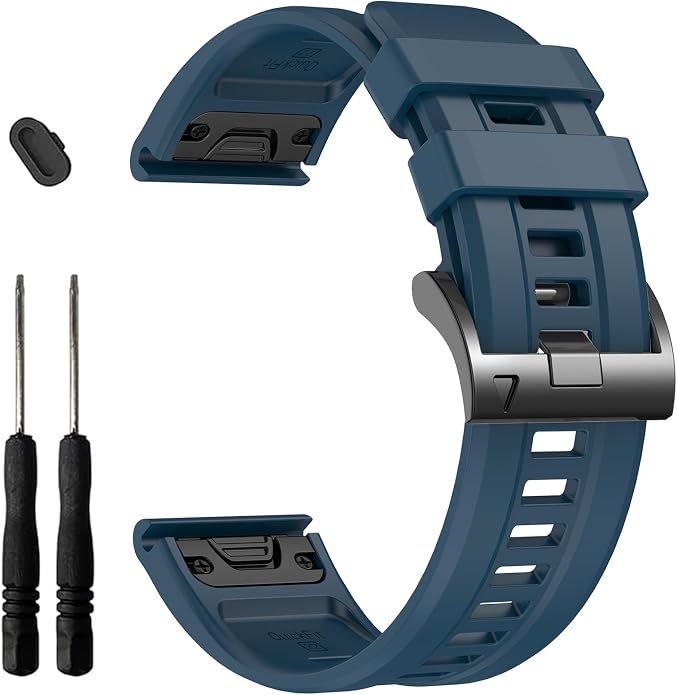 EZMVZKU 26mm Easyfit Straps for Garmin Fenix 8 AMOLED/8 Pro 51mm/7X/7XPro Sapphire Solar Watchands Replacement for Fenix 6X/6X Pro/5X/5X Plus/Enduro 3/2/Quatix 8/epix Pro/Descent Mk3i/Tactix 8 51mm