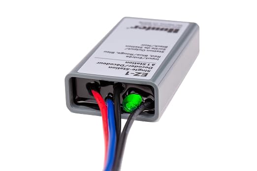 Hunter EZ-1 Single Station Decoder with LED Status Light, for Irrigation Controllers, Compatible with HCC, ICC2, HPC, Pro-C, Waterproof, Easy Install, Hybrid Two-Wire System