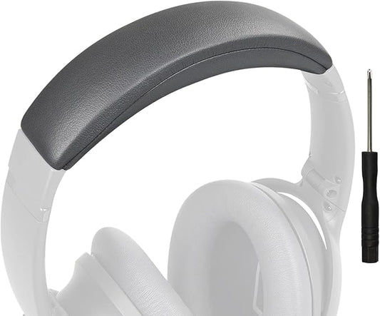 SOULWIT Headband Cover for Bose QuietComfort 45 (QC45)/QuietComfort SE (QC SE)/Quiet Comfort Wireless Headphones, Replacement Headstrap Pad Repair Part - Eclipse Grey