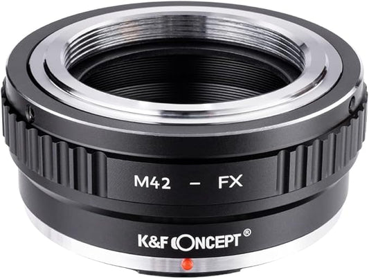 K&F Concept Lens Mount Adapter Ring M42 42mm Screw to Fuji Fujifilm FX XPro1 X-Pro1 Camera