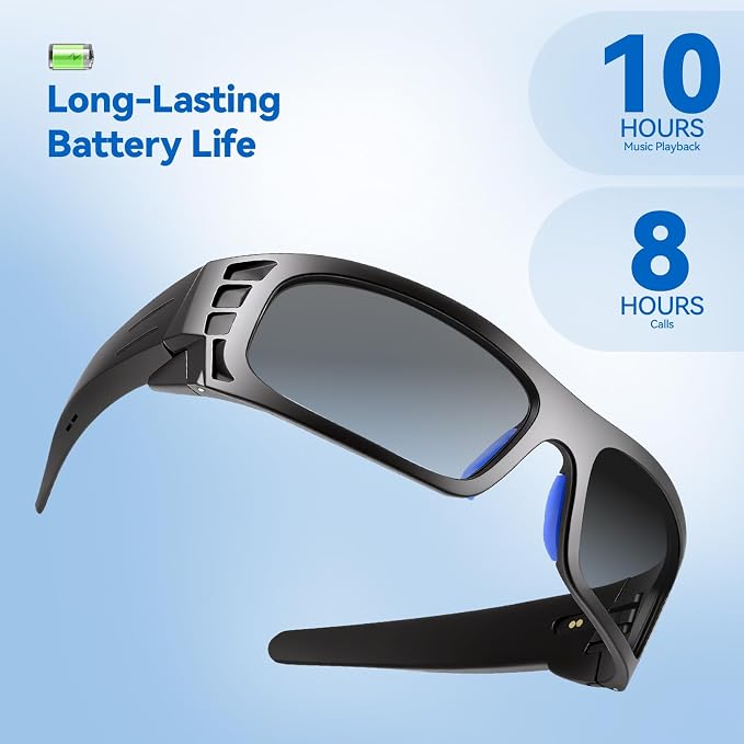 AI Smart Glasses for Women Men with Real-Time Translation, Music & Hands-Free Calling, AI Vioce Assistant, Photochromic Lens with UV & Blue Light Protection – Perfect for Hiking & Cycling