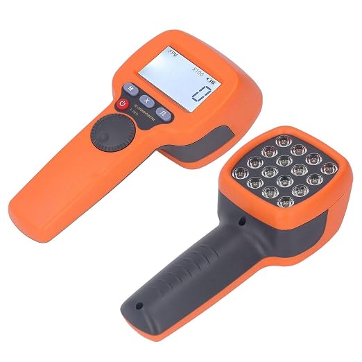 LED Stroboscope, Digital Handheld Stroboscope 60-99999 RPM Tach Tester Rechargeable Non Strobe Tachometer