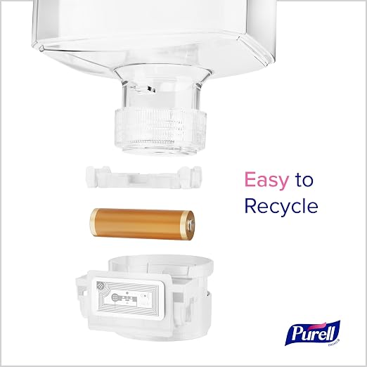 PURELL ES10 Sanitizer Starter Kit, Automatic Graphite Dispenser with 1200 mL PURELL Advanced Hand Sanitizer Foam Refill (Pack of 1) - 8353-1G