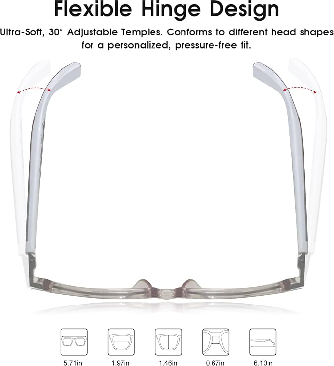 AI Glasses for Women, Bluetooth Glasses with 164 Languages Real-Time Translation, Color-Changing Lenses, Lightweight Thin Temples Free App, Stylish Wearable Tech Glass for Travel & Everyday Wear