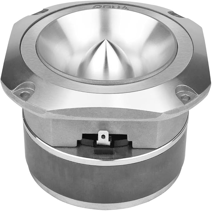 PRV AUDIO TW700Ti-CR 4 Inch Titanium Bullet Tweeter 240 Watts, 8 Ohm Chrome Super Tweeter, Built-in Capacitor Pro Audio High Frequency Driver (2 Tweeters)