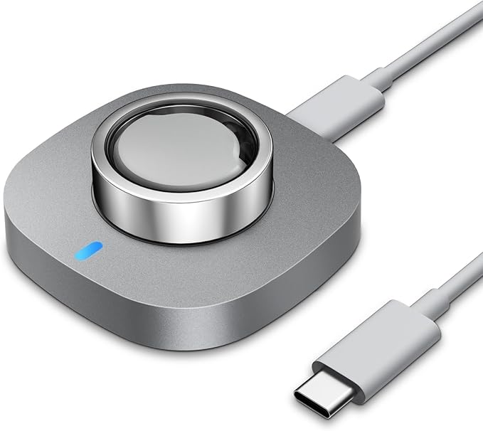 Charger Compatible with Aura-Ring Gen 3-Size 7,Fast Safe Charging Dock with USB-C Cable for Smart Ring