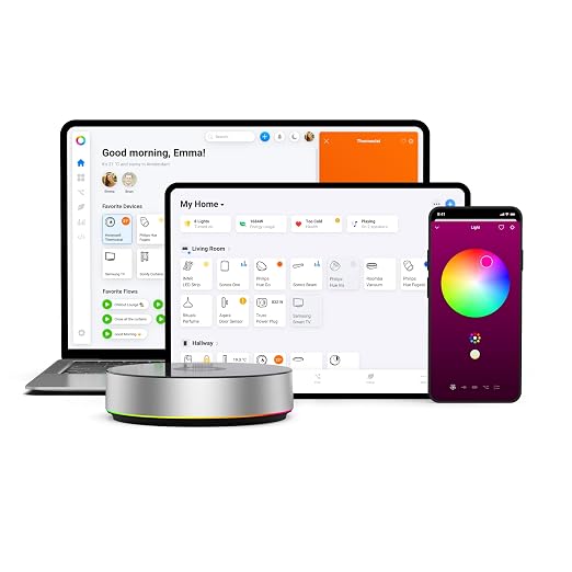 Homey Bridge | Smart Home Hub for Home Automation. Features Z-Wave Plus, Zigbee, Wi-Fi, BLE & Infrared. Compatible with Amazon Alexa & Google Home.