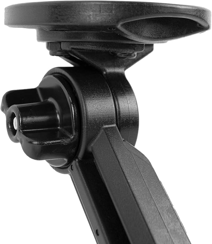 YakAttack Round Base Fish Finder Mount | Kayak Track Mount | Fits Garmin Striker 4 & Raymarine Dragonfly 7 Pro | Secure Kayak Rail Mount | Works with GearTrac & MightyMount | Hardware Included