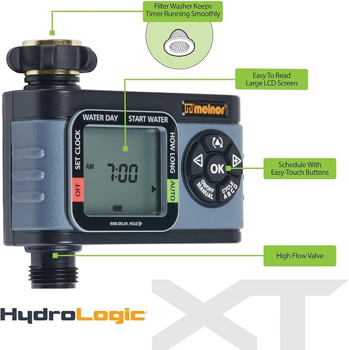 Melnor HydroLogic 1-Zone Digital Water Timer