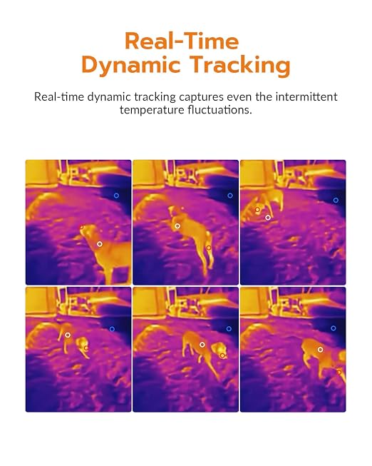 GT16S Thermal Imaging Camera with AI Scene Detection & Thermometer Mode, 240×240 UIRA IR Resolution, -4°F~1202°F, 25Hz,11H Battery,<50mK NETD Infrared Camera for HVAC Building Home Inspection