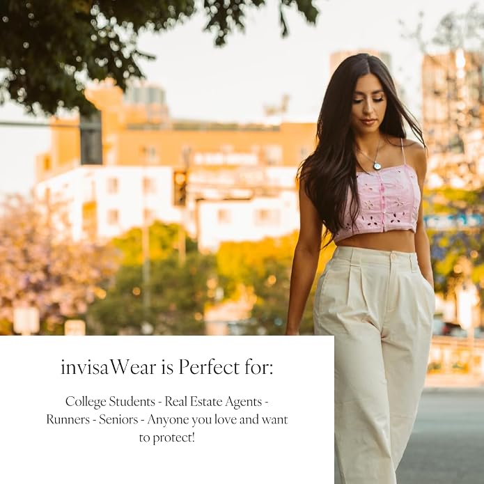 invisawear Smart Jewelry - Personal Safety Device - Necklace