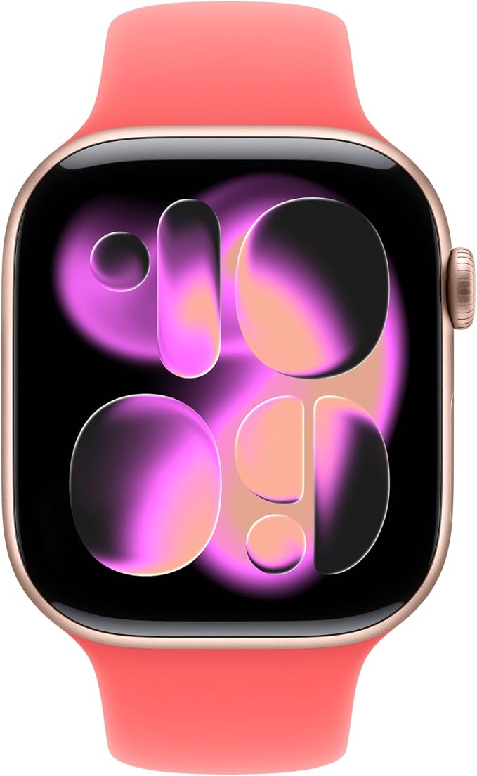 Apple Watch Band - Sport Band - 46mm - Bright Guava - M/L