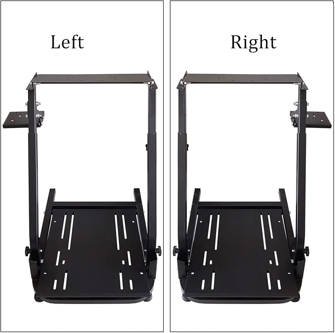 Racing Wheel Stand, Height Adjustable & Foldable Steering Wheal Stand Compatible with Logitech G25,G27,G29,G920 Gaming Cockpit