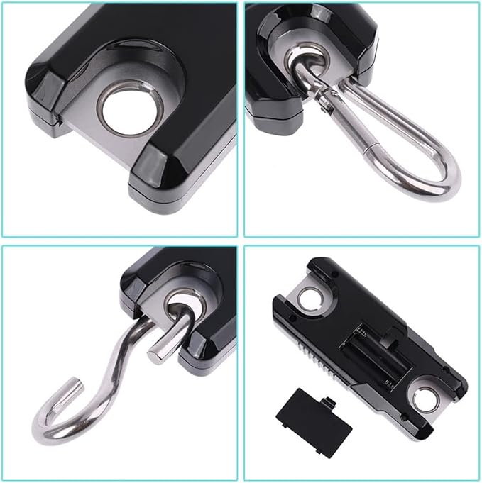 300 KG / 660 LBS Digital Hanging Scale - Industrial Luggage & Pocket Crane Scale for Farm, Deer, Livestock, Factory, Construction