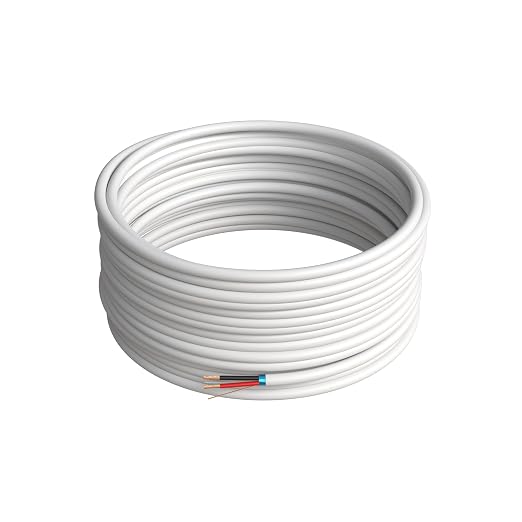 Cables Direct Online 500ft Stranded 18/2 Alarm CCA Shielded Cable for Low Voltage LED, Burglar System, Fire Detector, Security Station, Door Bell, 18AWG 2 Conductors Wire