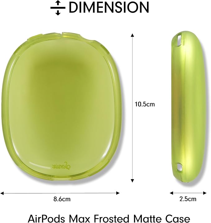 Sonix Protective Case for AirPods Max 2 & 1 | Headphones Cover | Frosted Matte Citrine