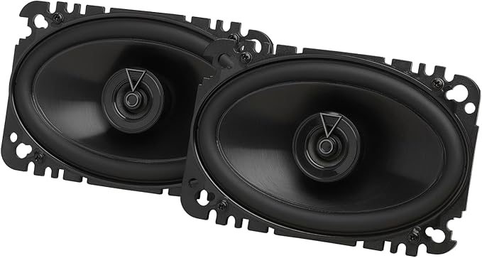 JBL Club 644F - 4"x 6" (100mm x 152mm) Two-Way Car Speaker, 40W RMS, 120W Peak, Sensitivity (@ 2.83V): 92dB, Frequency Response: 75Hz – 20kHz, Nominal Impedance: 3.0 ohms