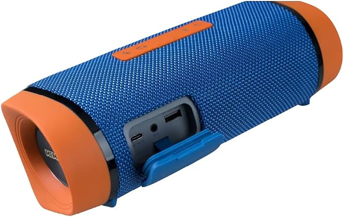 Memphis 60MFLOWBT Flow - Wireless Bluetooth & AUX Speaker, IPX7 Water Resistance, Blue - 60th Anniversary Edition