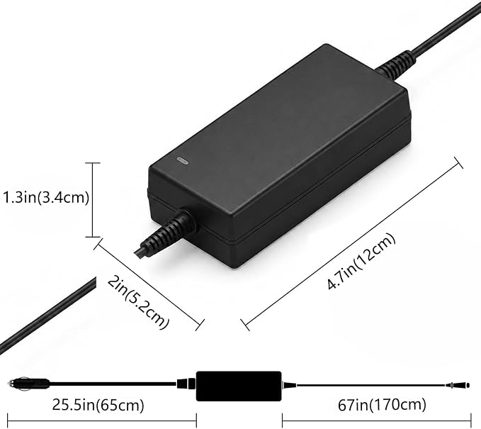39231 DC Converter VOQIGTE 12V-24V DC Adapter for ResMed AirSense 11 AutoSet Elite CPAP Machines Air11 39205 E1399 DC/DC Converter Airsense 11 Supplies 24V 2.71A 65W Car Charger Power Supply Cord
