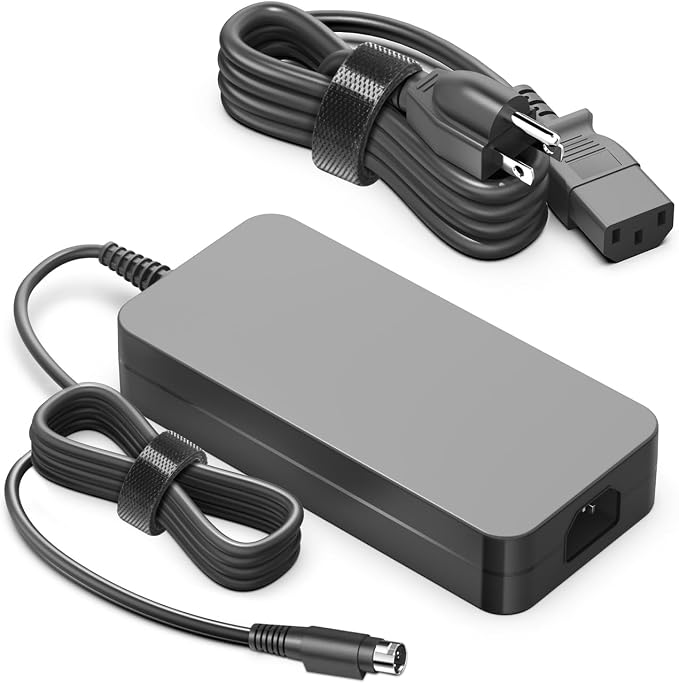 HKY 4-Pin 48V 3.75A Power Supply Adapter Compatible with Swann NVR16-8580 16Ch 4k Network Video Recorder Ultra HD CCTV Security System NVR16-8580RN NVR-168580,FJ-SW2028A48003850,FJ-SW2028A48003750