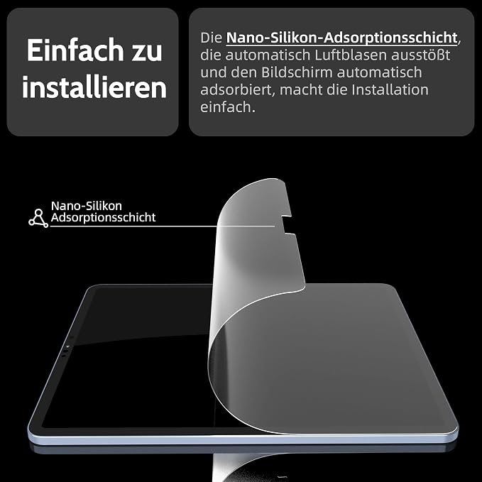[Pack of 3] Paper Film for iPad 7th/8th/9th Generation (10.2 Inch, 2019/2020/2021), Matte Paper Film, Screen Protector for Writing Drawing