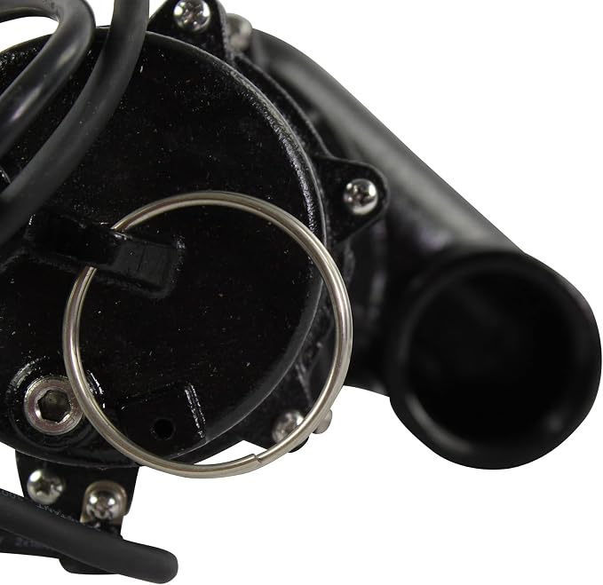 WAYNE RPP50-1/2 HP Cast Iron Sewage Pump with Piggy Back Tether Float Switch - Up to 6,200 Gallons Per Hour - Heavy Duty Sewage and Effluent Pump