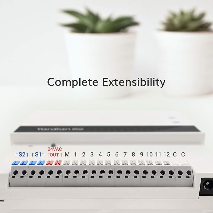 Yardian Pro Smart Sprinkler Controller (6-Zone) – Easy DIY Install, Apple HomeKit, Ethernet & Wi-Fi, Manual Buttons, Weather-Based Scheduling