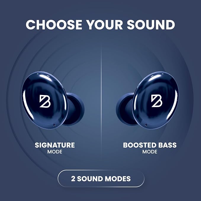 Back Bay Audio Wireless Earbuds for Small Ears, Award-Winning Sound w/Bass Mode, Durable Sweatproof Bluetooth Earbuds, Comfortable for All Ears