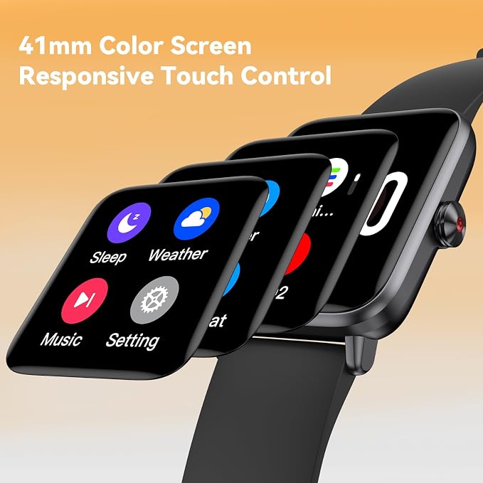 Pedometer Watch Senior Friendly No App/Phone Required,Waterproof Fitness Tracker Watch with Heart Rate Sleep Monitor Activity Tracker, Step Counter for Walking, Smart Watches for Women Men