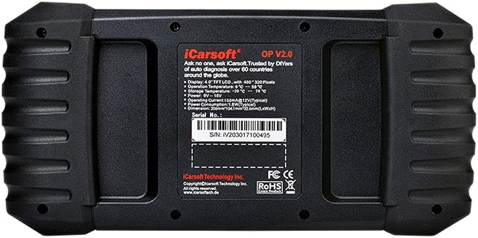 Auto Diagnostic Scan Tool iCarsoft OP V2.0 for OPEL/Vauxhall +Oil Reset +EPB+SAS+ETCS