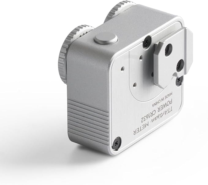 Light Meter II, Real-time Metering Tool, Two Dial to Adjust ISO, Aperture and Shutter Speed, for Older Leicas and Similar Rangefinder Cameras(Silver)