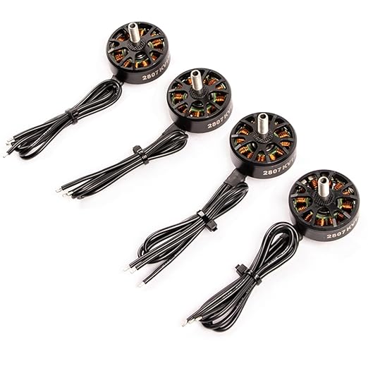 2807 1300KV Brushless Motor for FPV Drone CW Thread High Speed Racing Motor for 7inch Frames Compatible with 3-6S LiPo for Quadcopter Freestyle Long Range (4PCS)