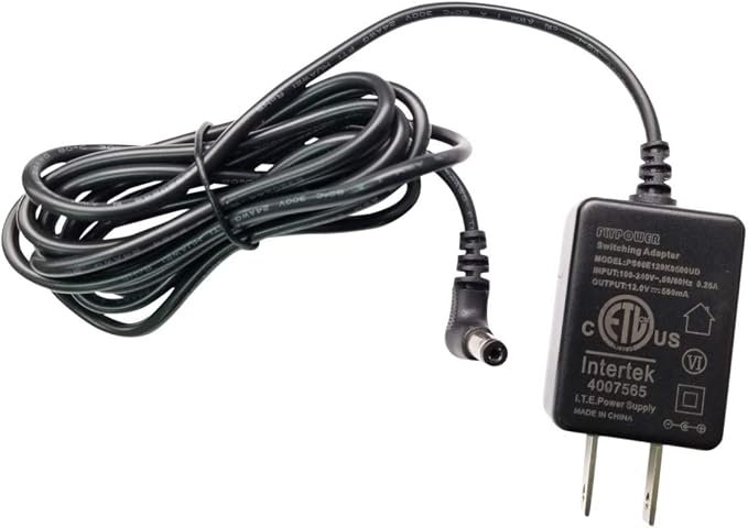 VisionTechShop TVP, TVS, TVC, TBW, TVD, TPS Models AC Adapter 12V/500mA, Input 100-240V, Original Power Supply, New