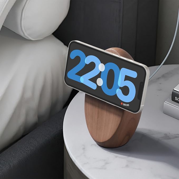 Magnetic Wireless Charging Station for iPhone 12,13,14,15,Vertical & Landscape Stand, with Storage Tray, Personalized Engraved Gift