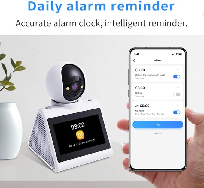 Indoor Home Security Camera,Dual-Band(5G/2.4G) Pet Dog Camera,Two Way Video Camera with 4.3" Screen,Nanny cam,Monitor for Baby/Elder/Nanny/Dog/pet with Phone App Dome Camera
