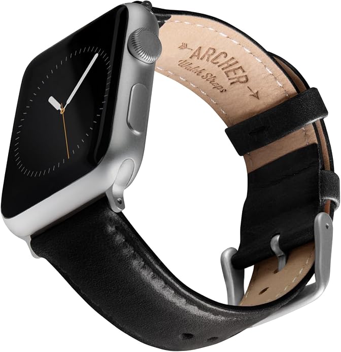 Archer Watch Straps - Top Grain Leather Watch Bands for Apple Watch