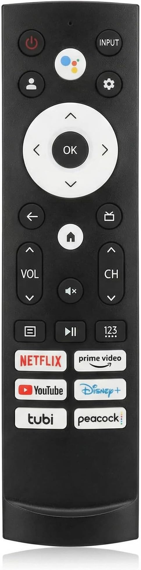 Hisense TV Remote Control Replacement with Voice Control and Bluetooth for Google TV