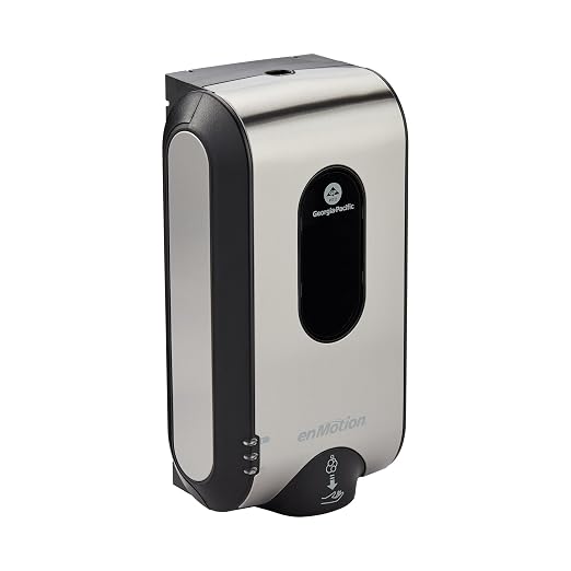 enMotion Georgia‑Pacific (by GP PRO) Gen2 Automated Touchless Soap and Sanitizer Dispenser, Stainless Finish, 52060