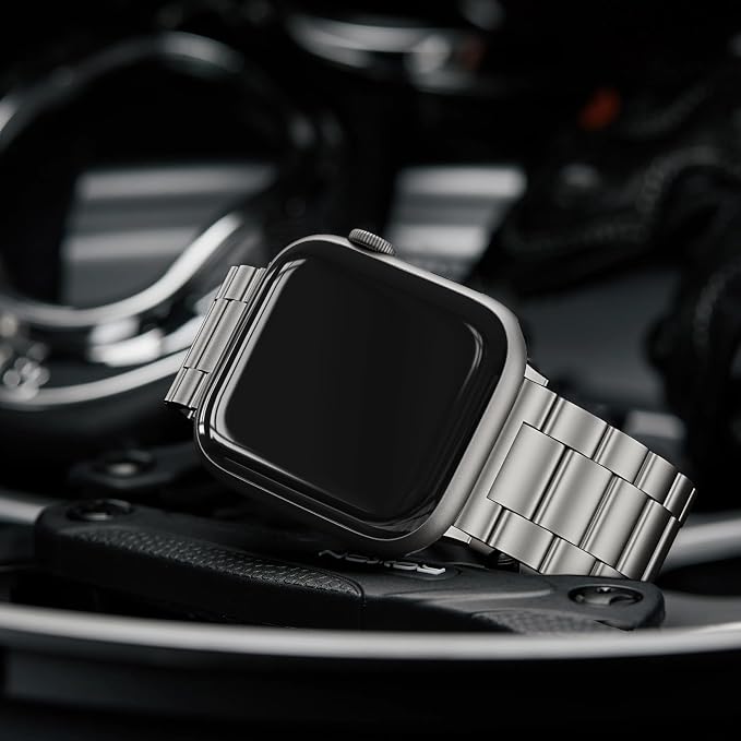 EPULY Metal Band Compatible with Apple Watch Bands for Men 49mm 46mm 45mm 44mm 42mm 41mm 40mm 38mm, Business Stainless Steel Strap for iWatch Bands Series 11 10 9 8 7 6 5 4 3 2 1, SE3 2 1, Ultra3 2 1