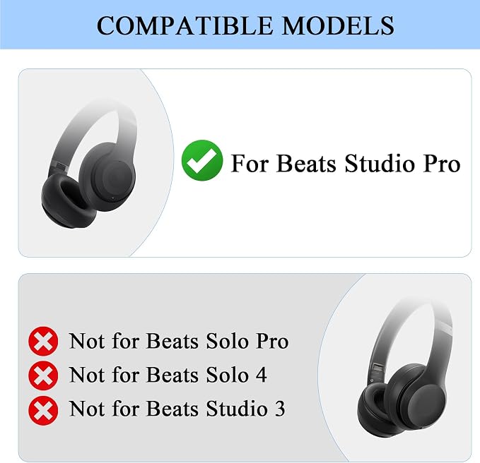 Studio Pro Replacement Headband & Hinge Replacement for Beats Studio Pro Headphone,Durable Parts Accessories Repair Kit Set(Navy)