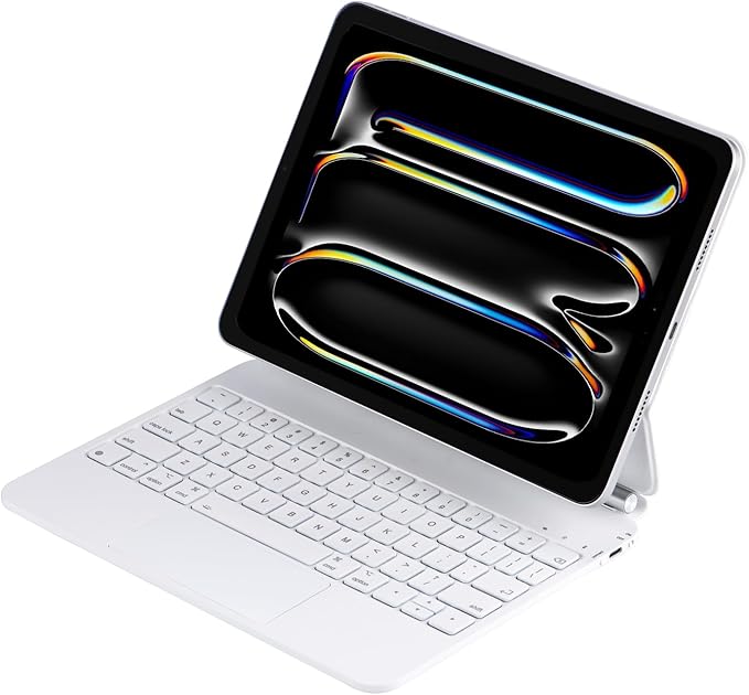 InUnion Magic Keyboard for iPad Pro 11(1st/2nd/3rd/4th)&iPad Air 11 Inch (M2,2024/M3,2025) and 10.9" iPad Air 5th&4th Generation, Bluetooth Magnetic Keyboard Case with Trackpad, USB Charging, Backlit