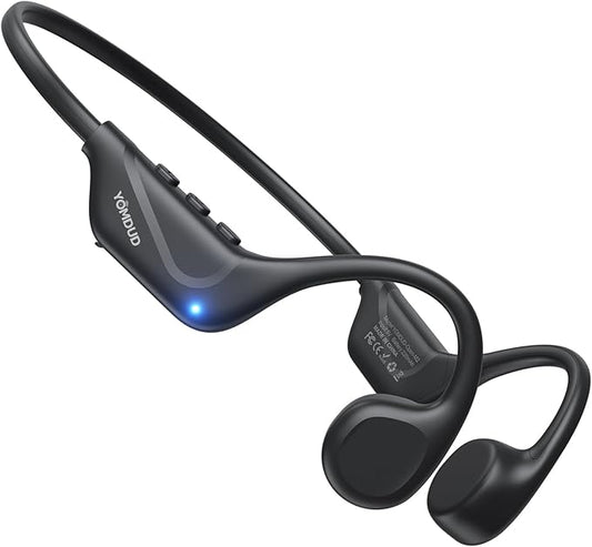 Bone Conduction Headphones,Open Ear Headphones,Wireless Headphones with Mic,Bluetooth 5.4,10H Playtime & IPX5 Waterproof,Sports Headphone for Running & Outdoor