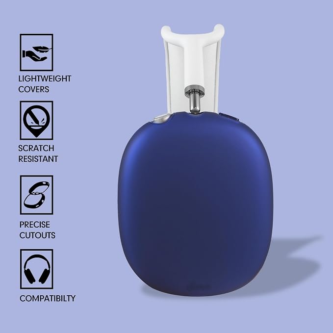 Sonix Protective Case for AirPods Max 2 & 1 | Headphones Cover | Frosted Matte Series | Frosted Matte Navy