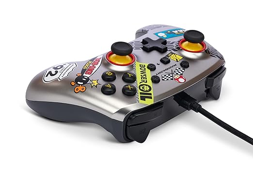 PowerA Enhanced Nintendo Switch and Switch 2 Wired Controller - Mario Kart, Gamepad, game controller, wired controller, officially licensed